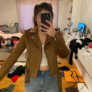 Forever 21 brown suede jacket